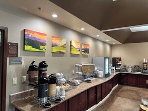 Free daily full breakfast