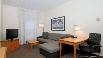 Suite, 1 Bedroom | Living area | Flat-screen TV