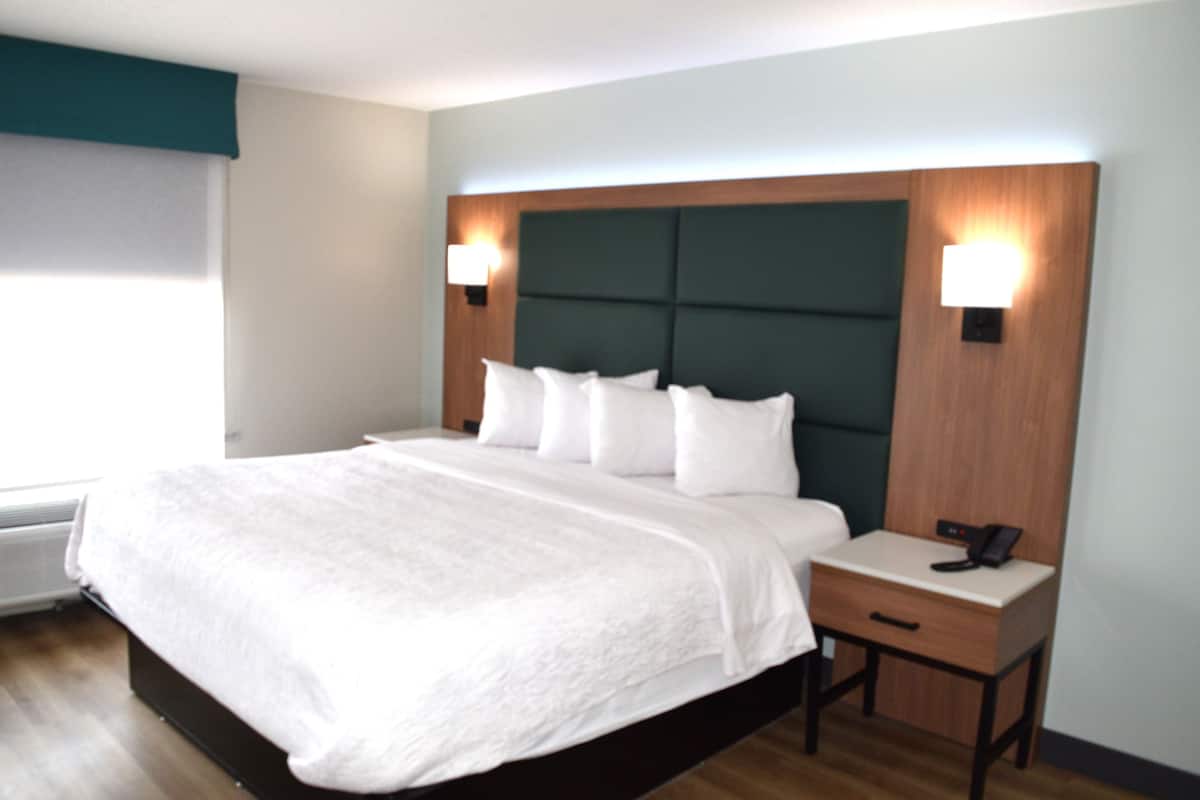 in-room safe, desk, blackout curtains, iron/ironing board