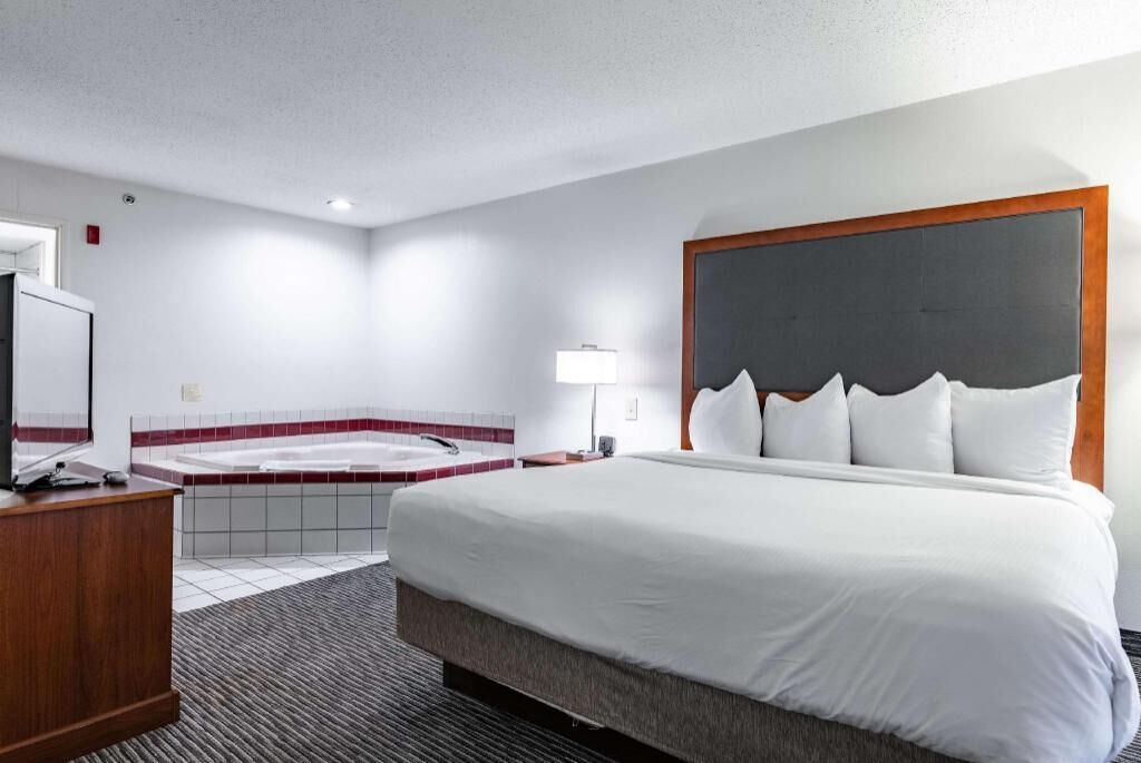 Down duvets, pillow-top beds, in-room safe, desk