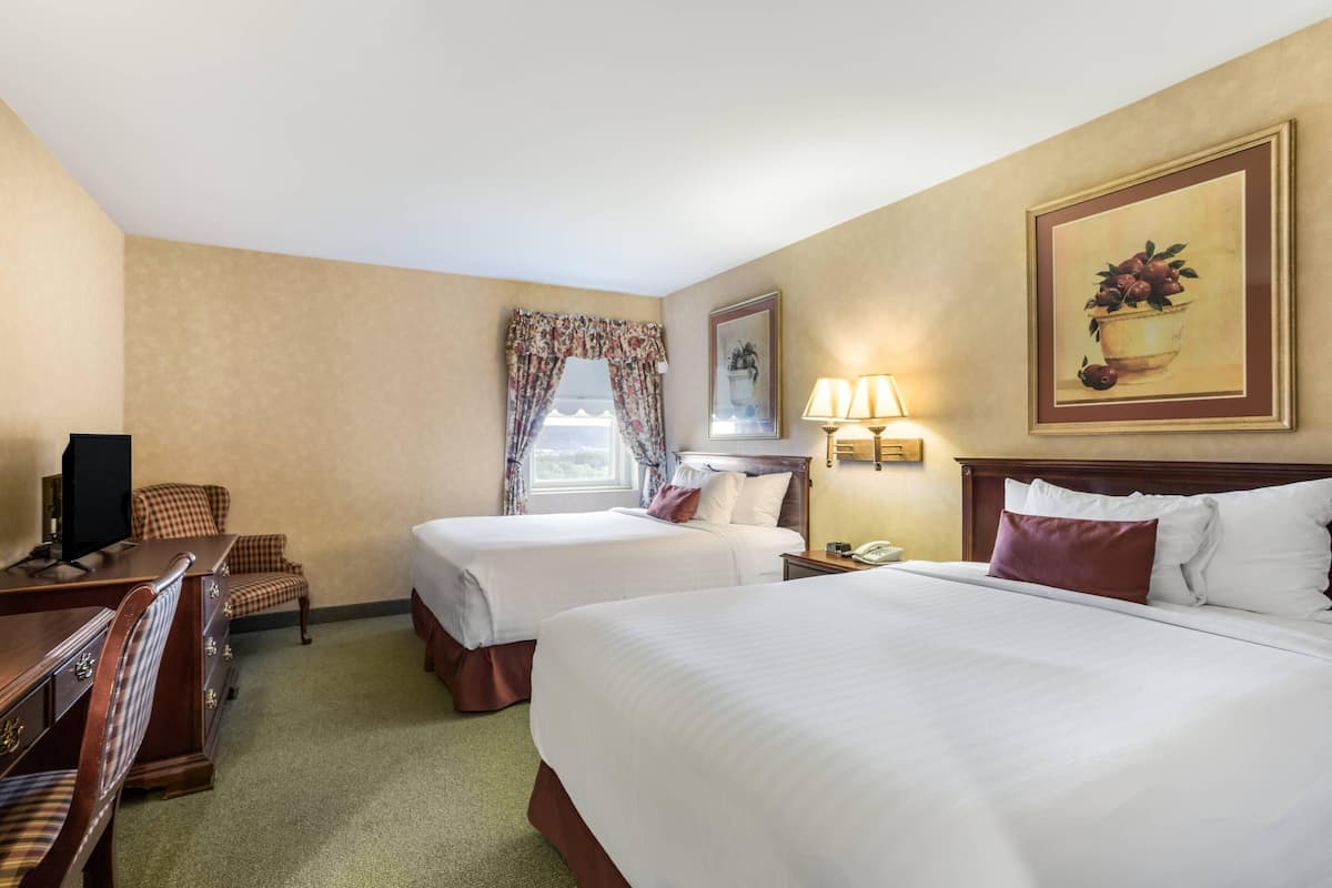 Premium bedding, pillow-top beds, in-room safe, individually decorated