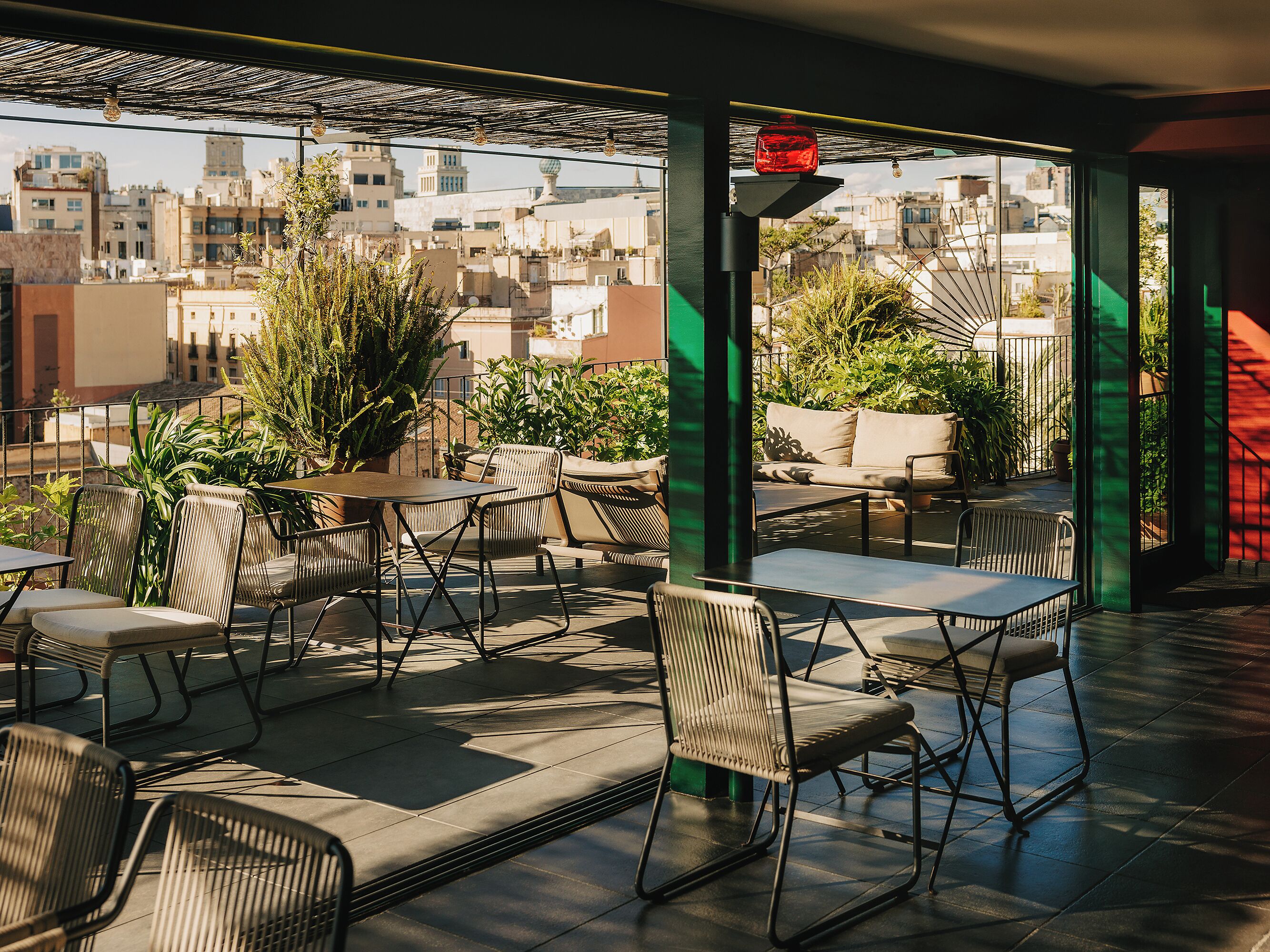 Terrasse sur le toit