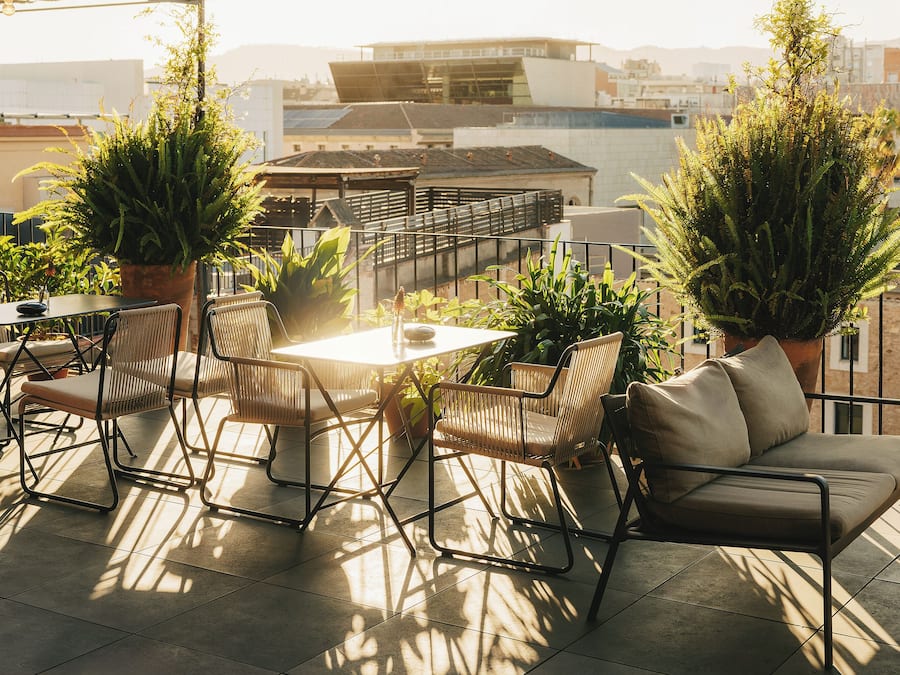 Rooftop terrace
