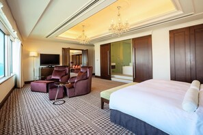 Executive-Suite, 1 King-Bett | Wohnbereich