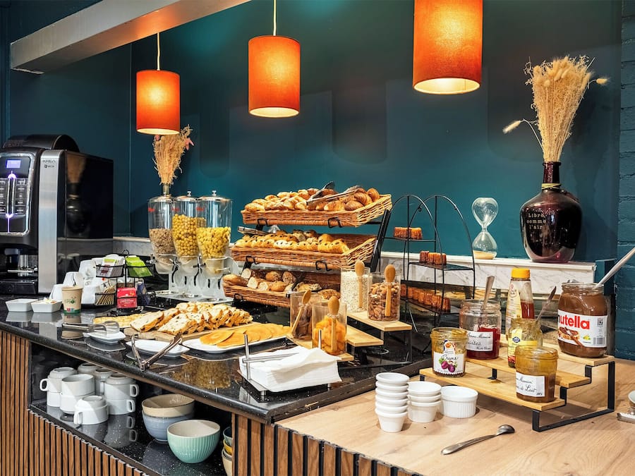 Daily buffet breakfast (EUR 10.90 per person)