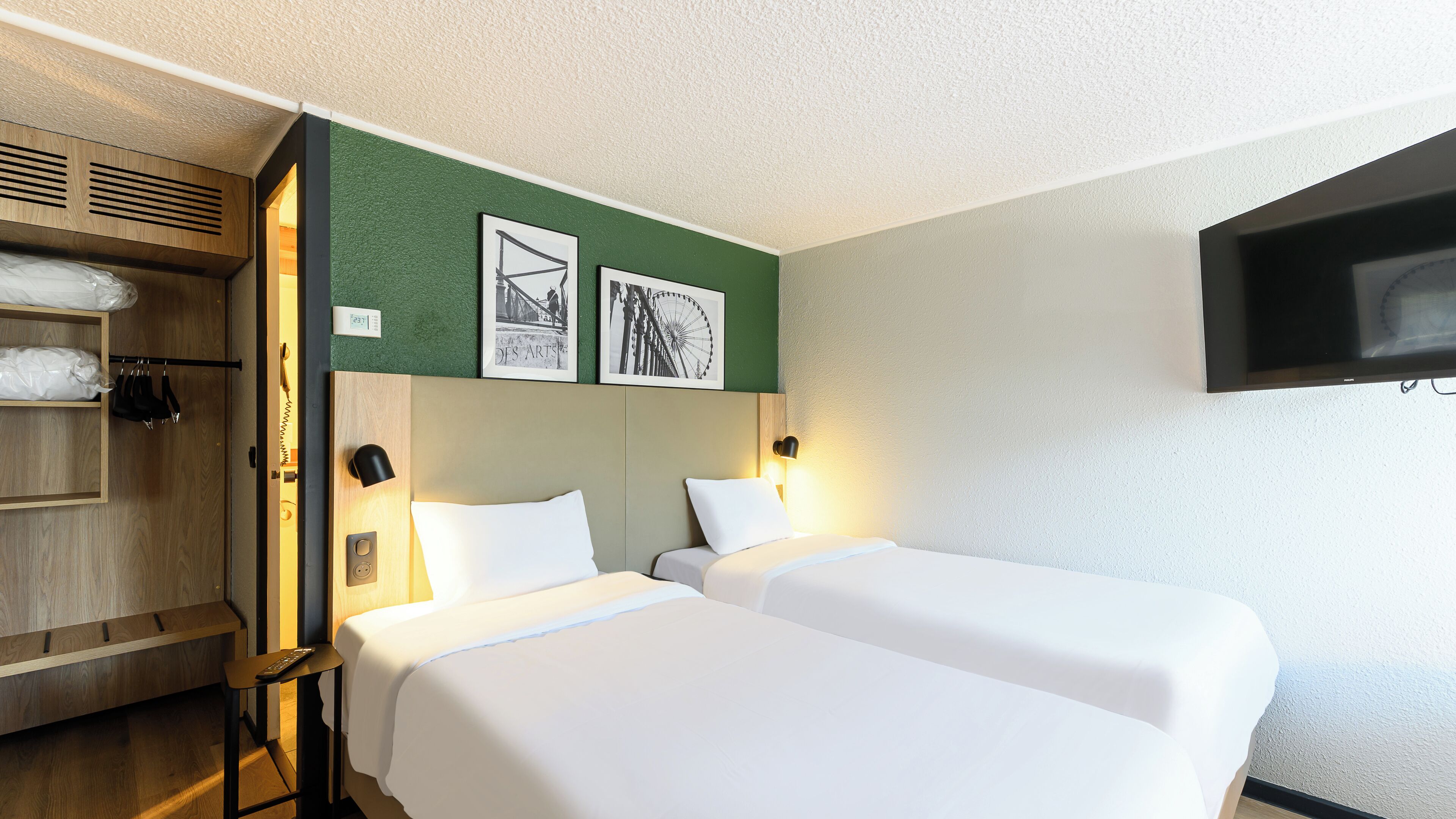 Room, 2 Twin Beds (Next Generation) | Premium bedding, blackout drapes, iron/ironing board