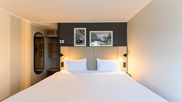 Ropa de cama de alta calidad y cortinas blackout
