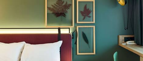 Superior kamer, 1 queensize bed | Luxe beddengoed, een bureau, verduisterende gordijnen