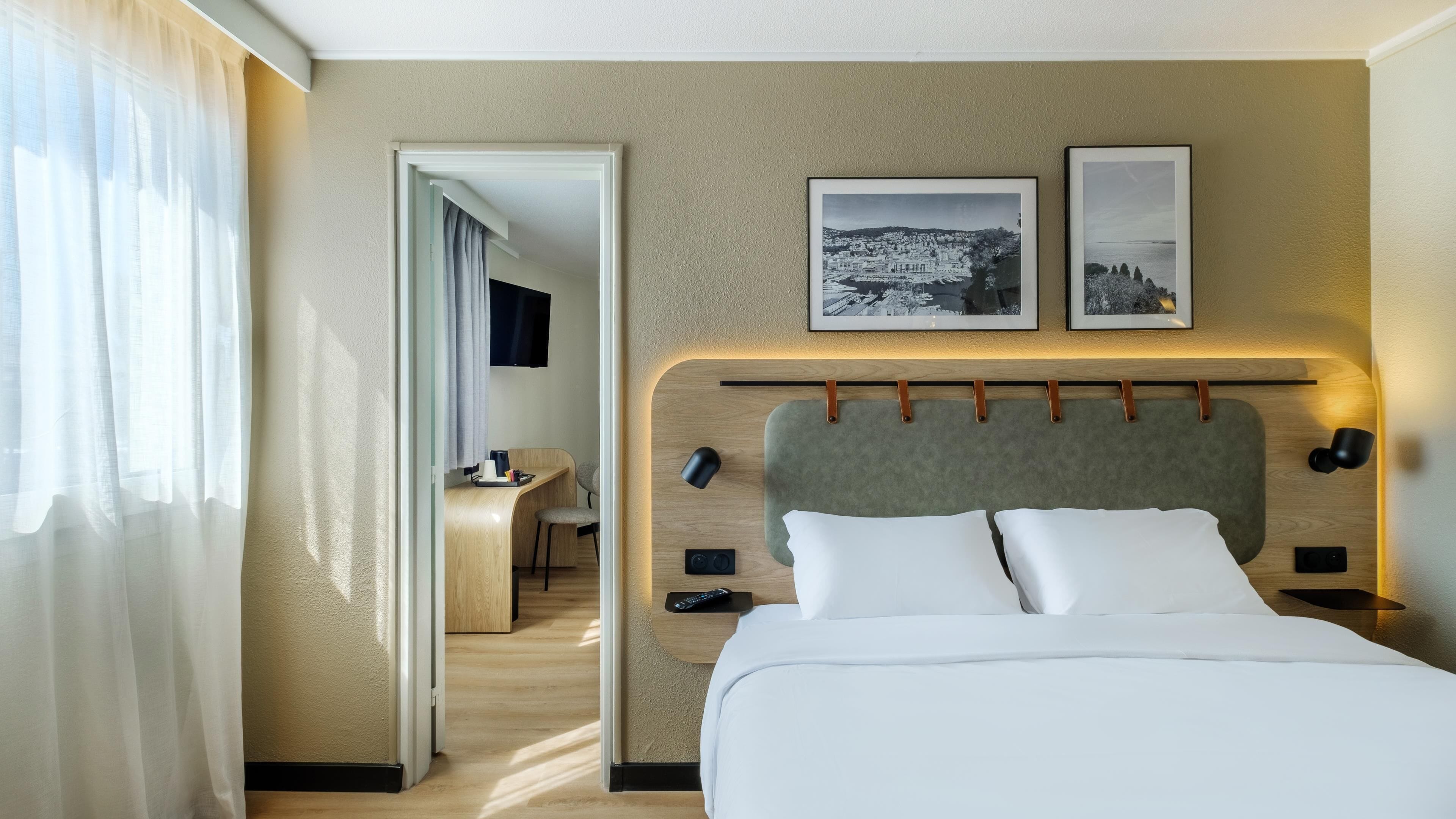 Standardzimmer, 1 Queen-Bett und Schlafsofa | Hochwertige Bettwaren, Schreibtisch, Verdunkelungsvorhänge