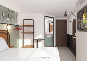 Escriptori, cortines opaques i habitacions insonoritzades 