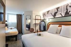 Chambre Confort, 1 lit double et 1 canapé-lit