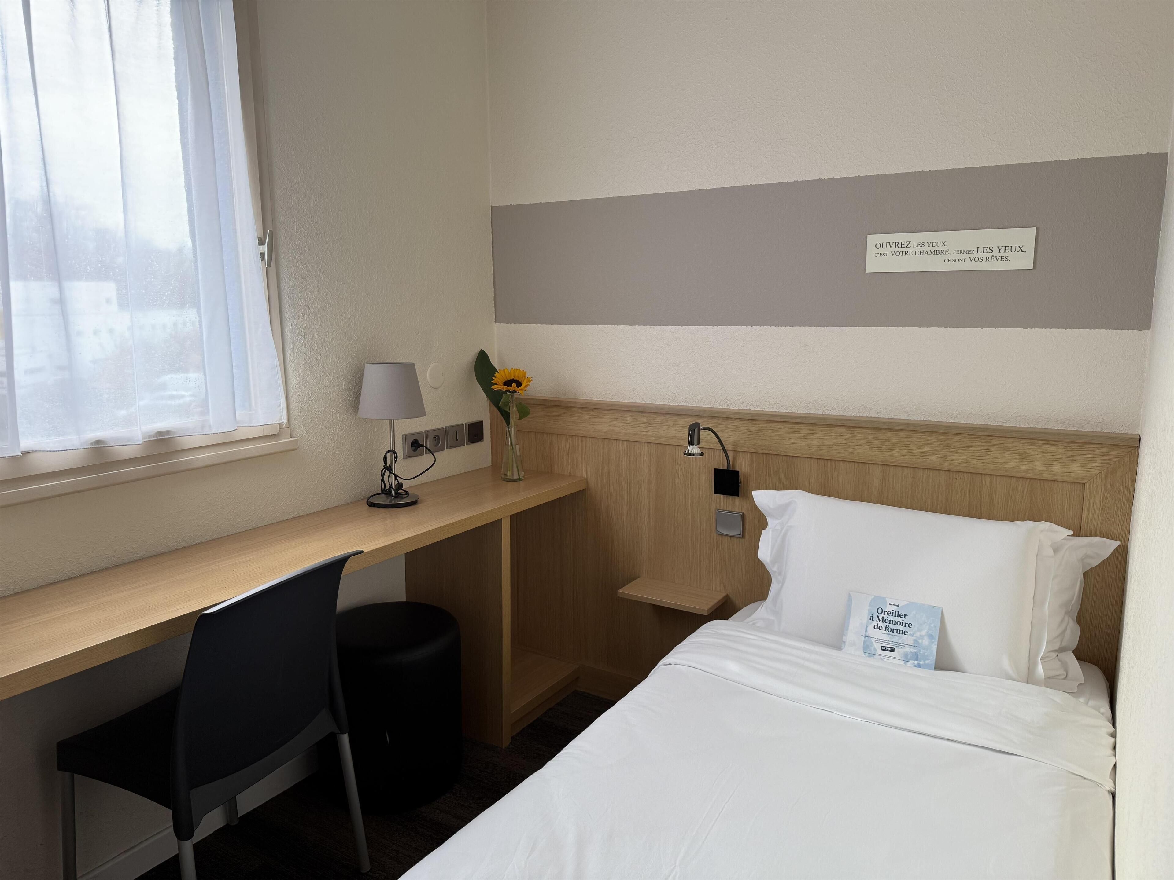 Chambre Standard, 1 lit une place | Bureau, lits bébé (gratuits), Wi-Fi gratuit, draps fournis