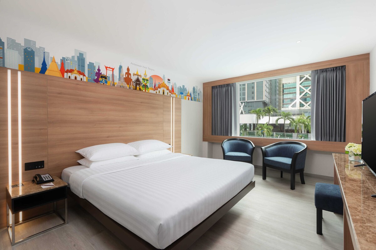 Metro Plus Double Bed Square Wing (Newly Renovated) | Caja de seguridad en la habitación y escritorio