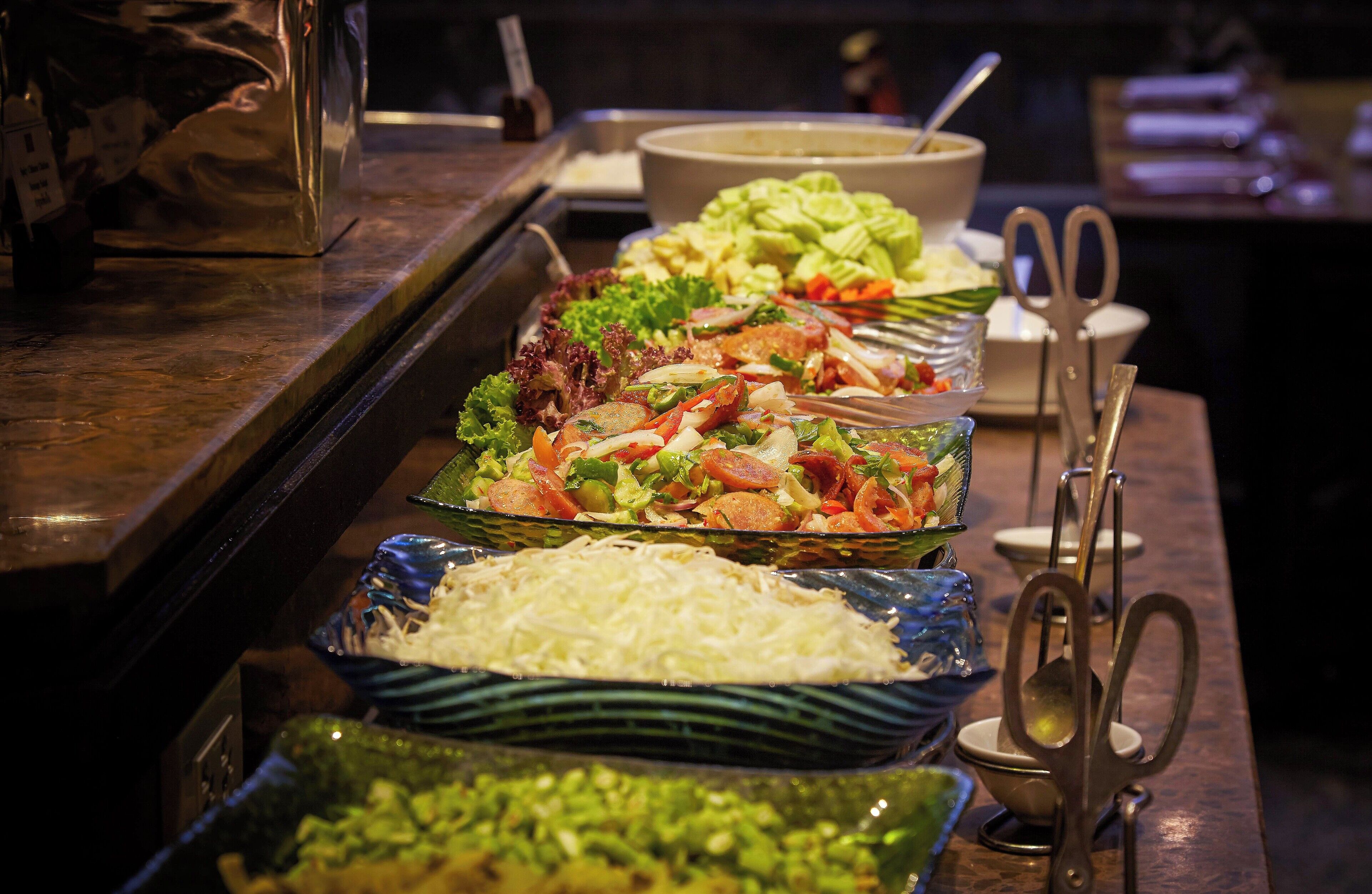 Daily buffet breakfast for a fee