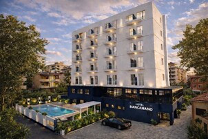 Framhlið gististaðar