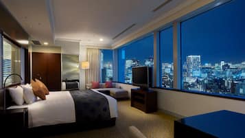 Ropa de cama de alta calidad y minibar