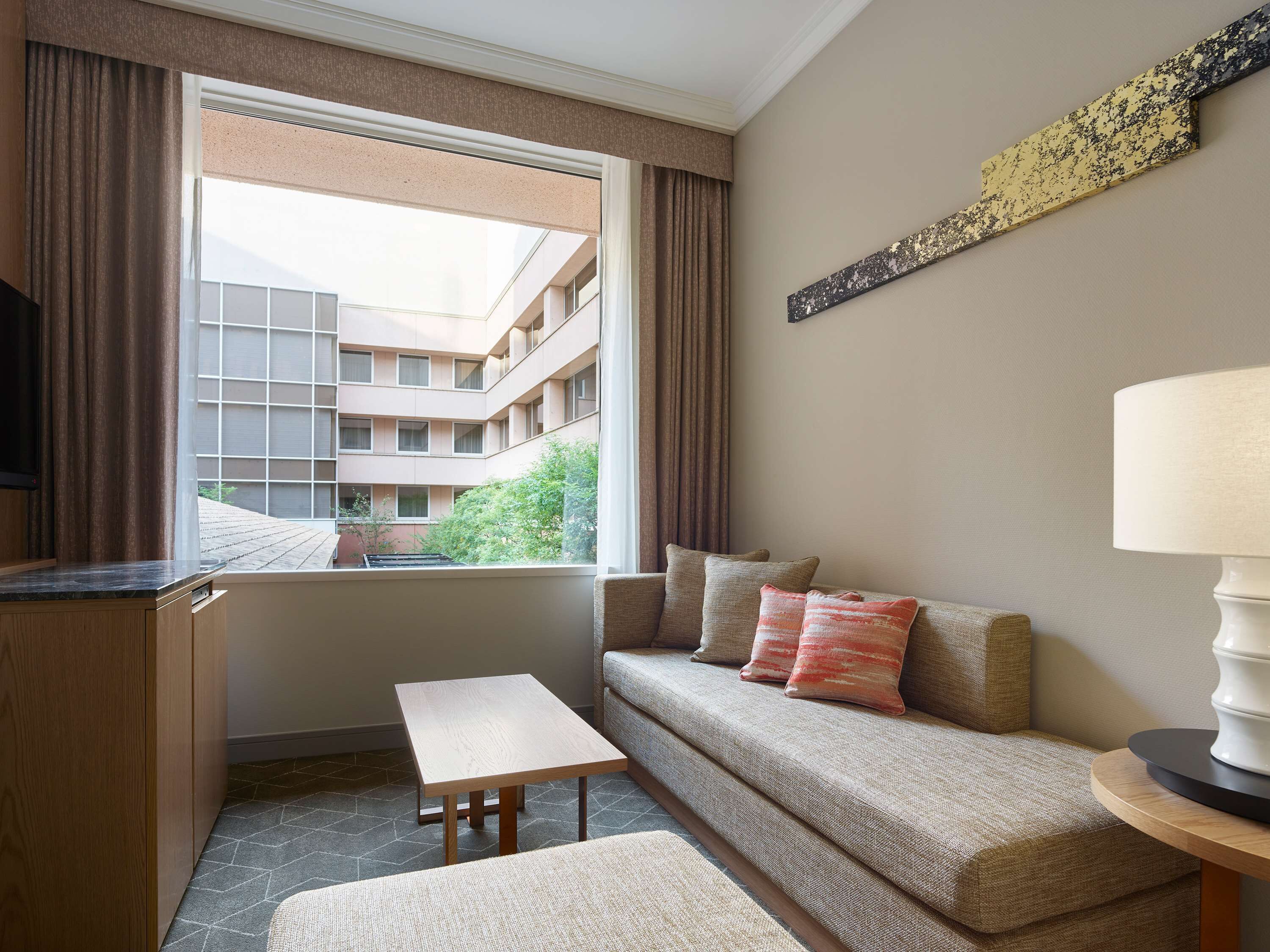 premium bedding, minibar, in-room safe, desk