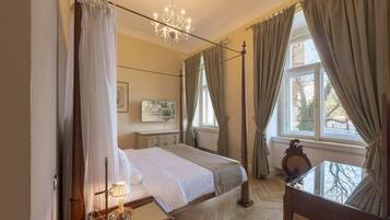Luxury Suite, 1 King Bed, Balcony | Hypo-allergenic bedding available, minibar (some free items)