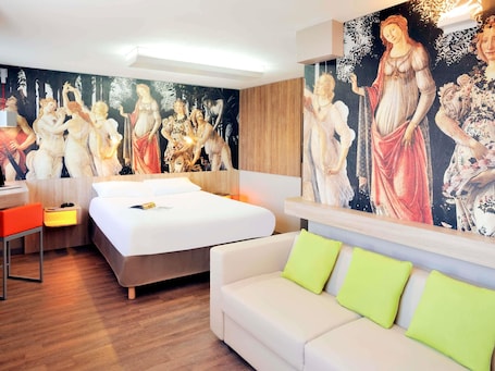 Suite, 1 Double Bed with Sofa bed (Family. 2 People) | In-room safe, desk, laptop workspace, blackout curtains. ibis Styles Lille Marcq en Baroeul