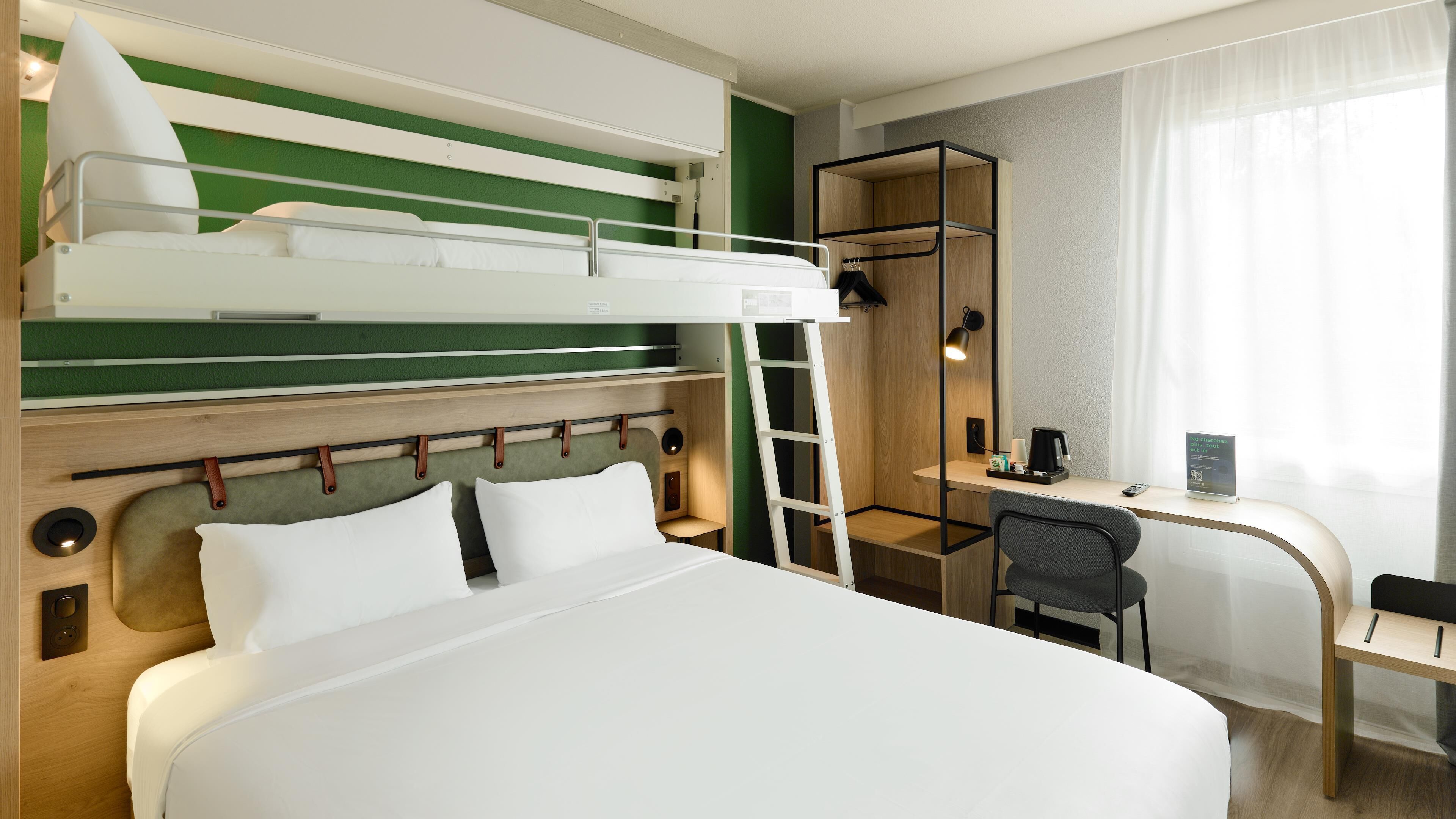 Standard Room, Multiple Beds | Premium bedding, desk, blackout drapes, soundproofing