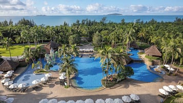 Udendørs pool, liggestole