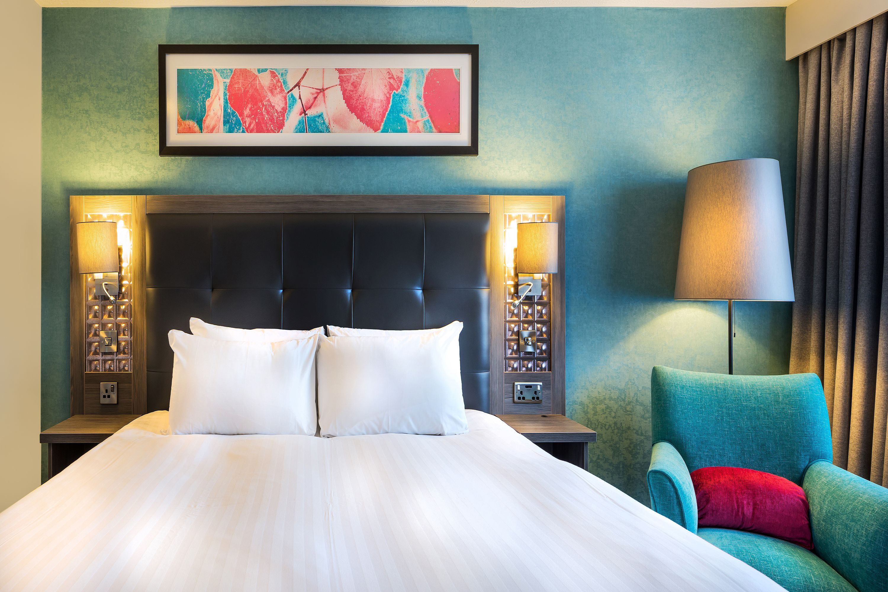 1 bedroom, desk, laptop workspace, iron/ironing board