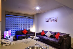 Two Bedroom Basement Apartment. | Living area
