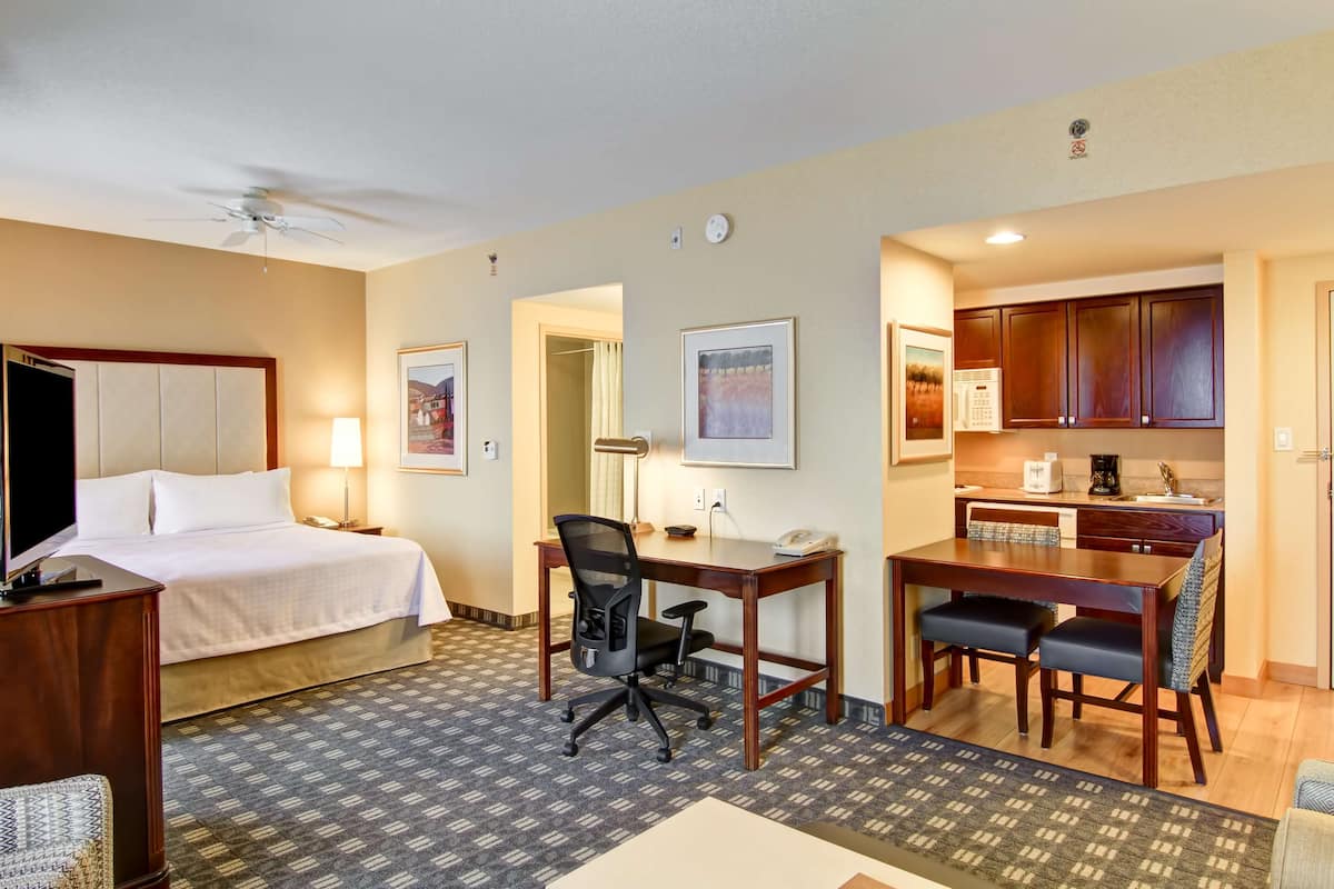 Hypo-allergenic bedding, pillow-top beds, in-room safe, desk