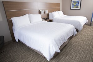 Standard Room, 2 Queen Beds | In-room safe, desk, blackout curtains, iron/ironing board