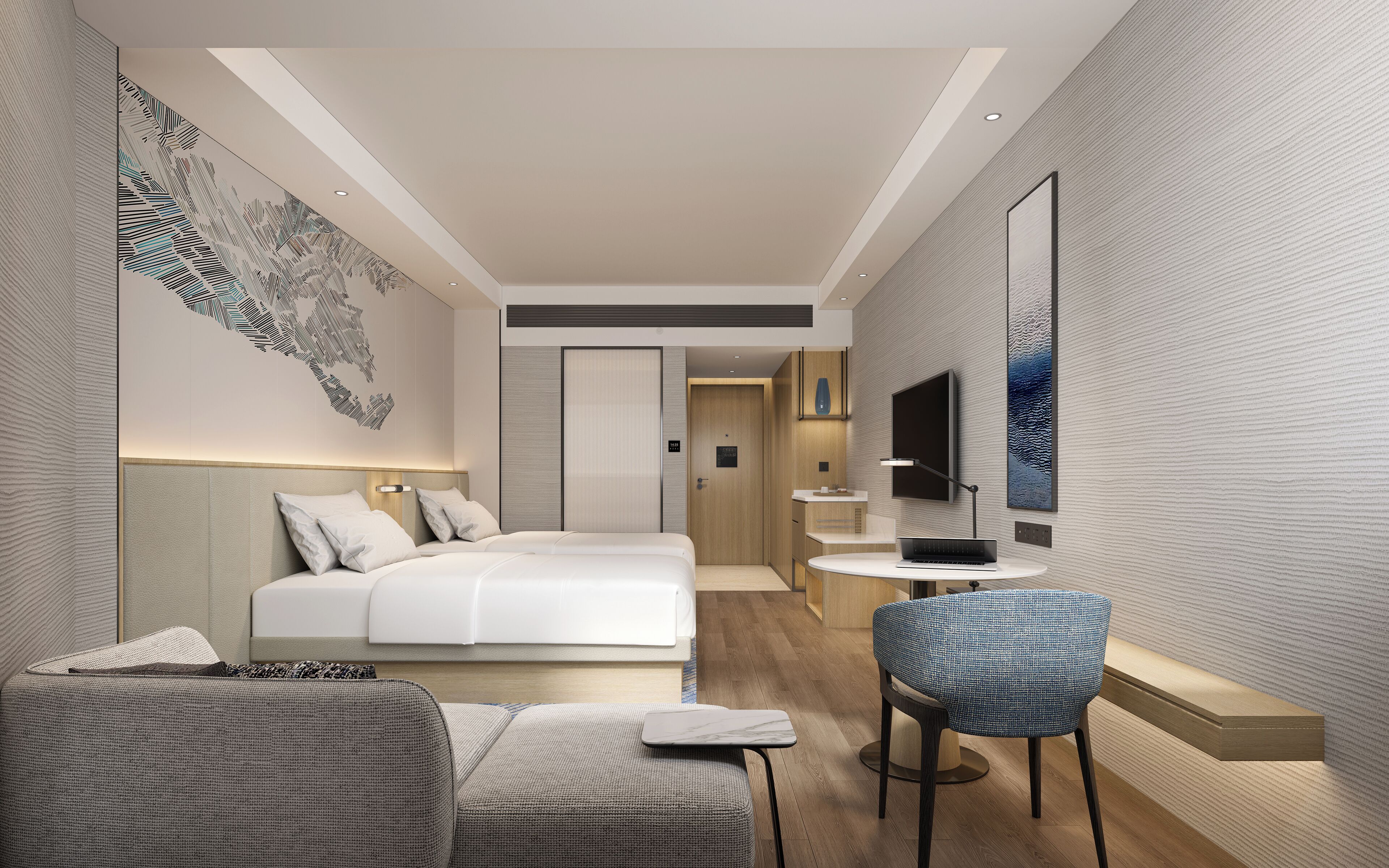 Premium bedding, down duvets, minibar, in-room safe