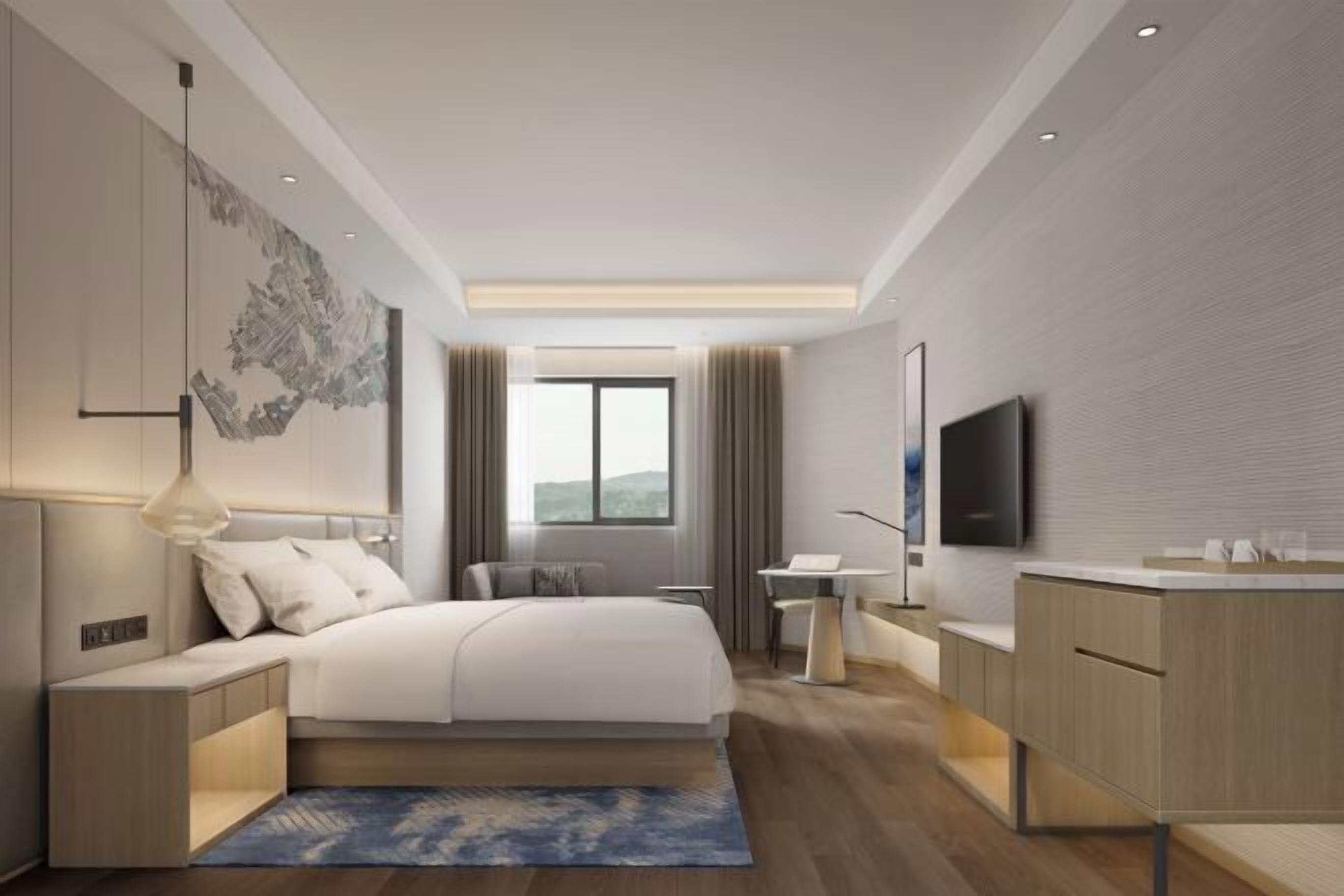 Premium bedding, down comforters, minibar, in-room safe