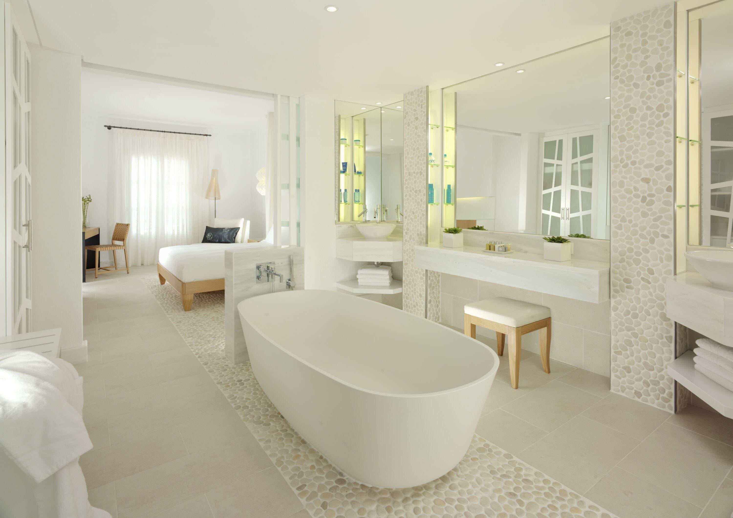 2 bedrooms, in-room safe, blackout curtains, iron/ironing board