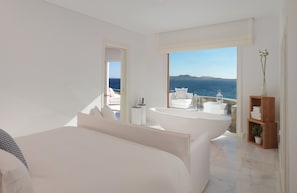 Deluxe Suite, Private Pool | In-room safe, blackout curtains, iron/ironing board, free WiFi - Mykonos Grand Hotel & Resort (Mykonos)