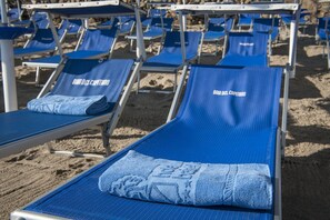 Plage privée à proximité, sable blanc, navette gratuite vers la plage