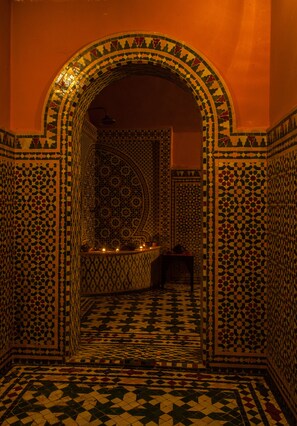 Salas de tratamiento para parejas, baño turco/hammam