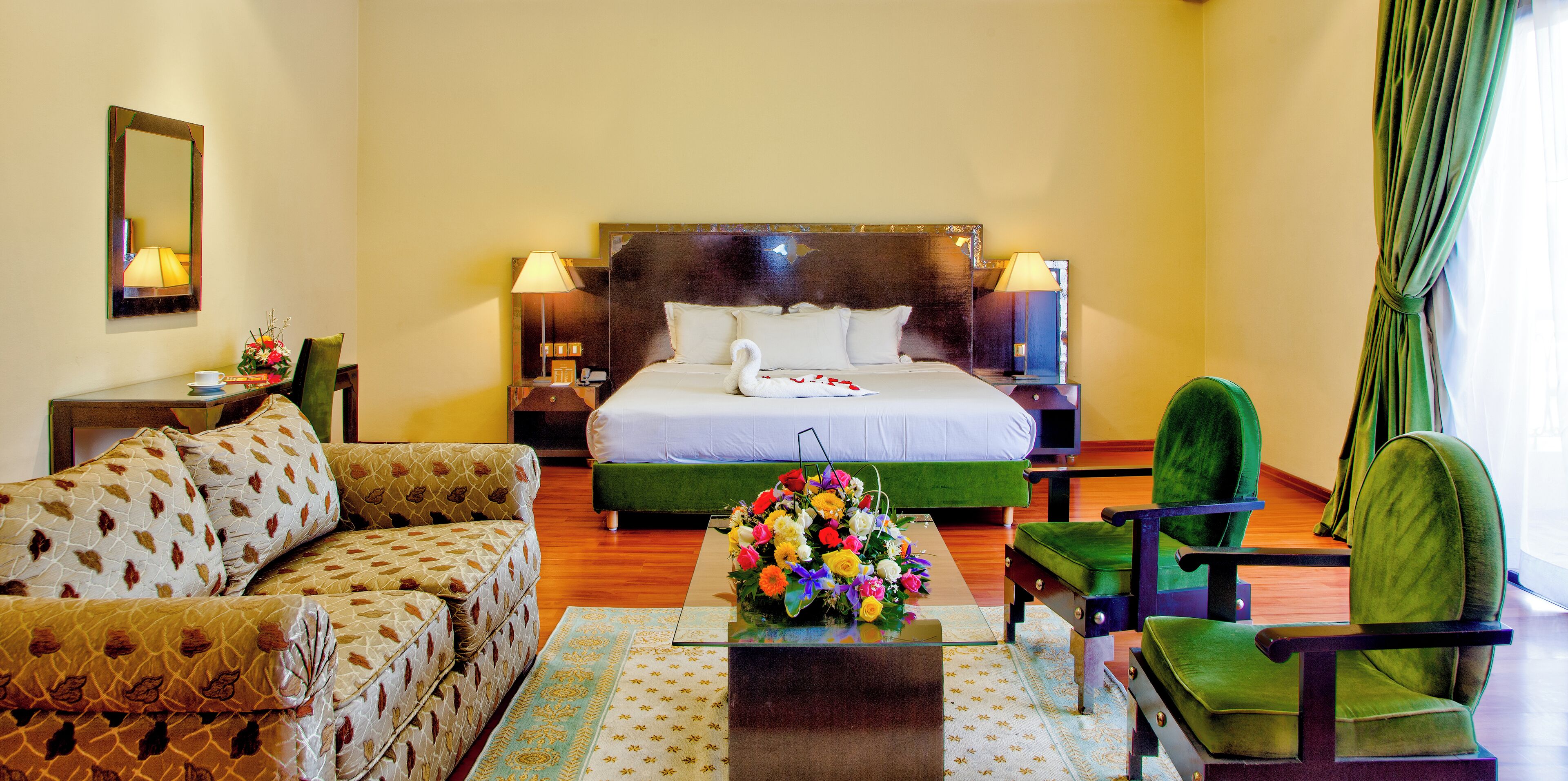 Premium bedding, minibar, in-room safe, soundproofing