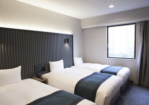 20 Sqm, Park View Deluxe Triple Room, Non-smoking (Bed Type: Single bed is arranged)