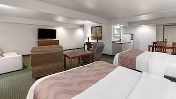 3 habitaciones, ropa de cama de alta calidad y cubrecamas