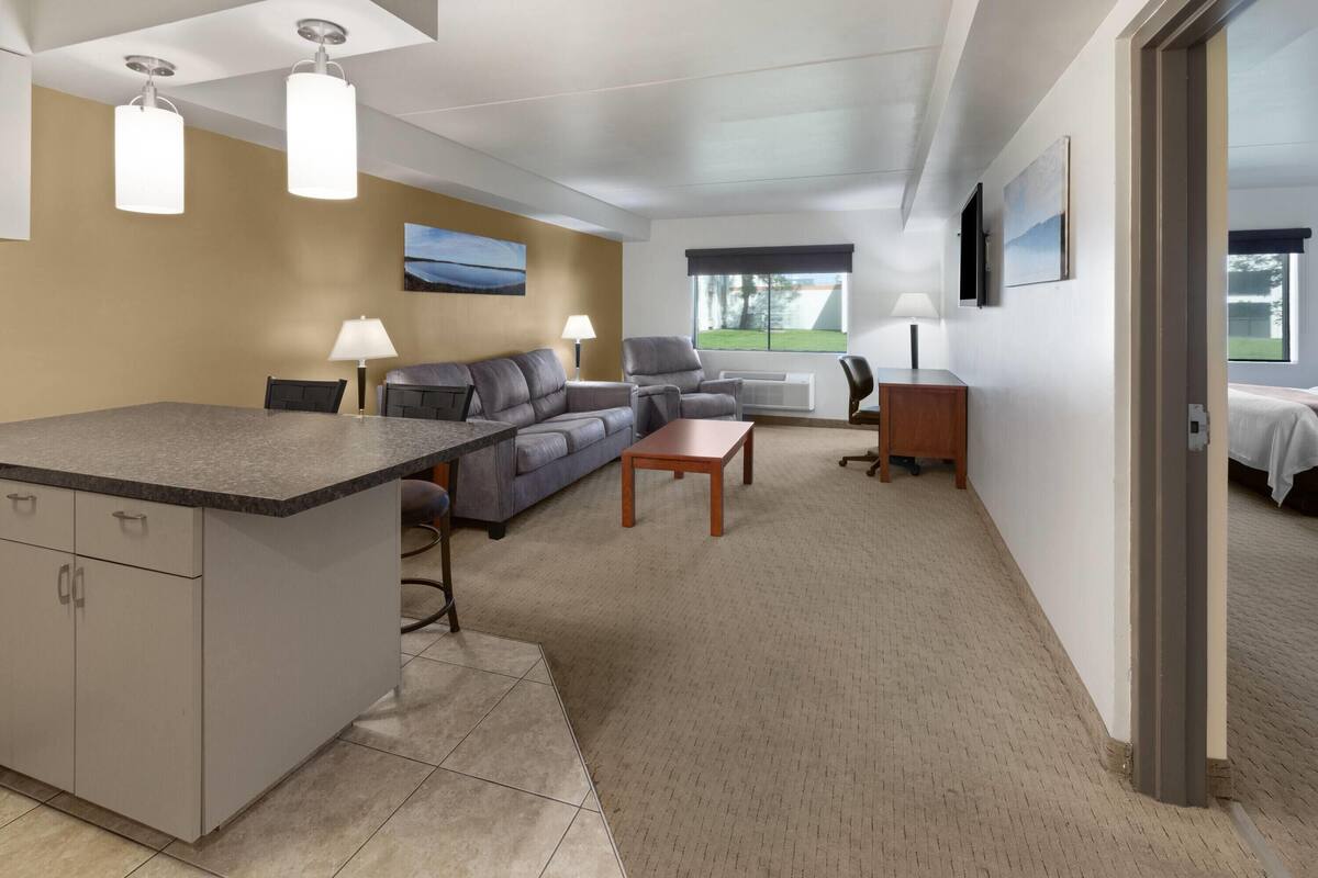 Suite, 2 Queen Beds, Non Smoking, Kitchenette | Premium bedding, down comforters, pillowtop beds, desk