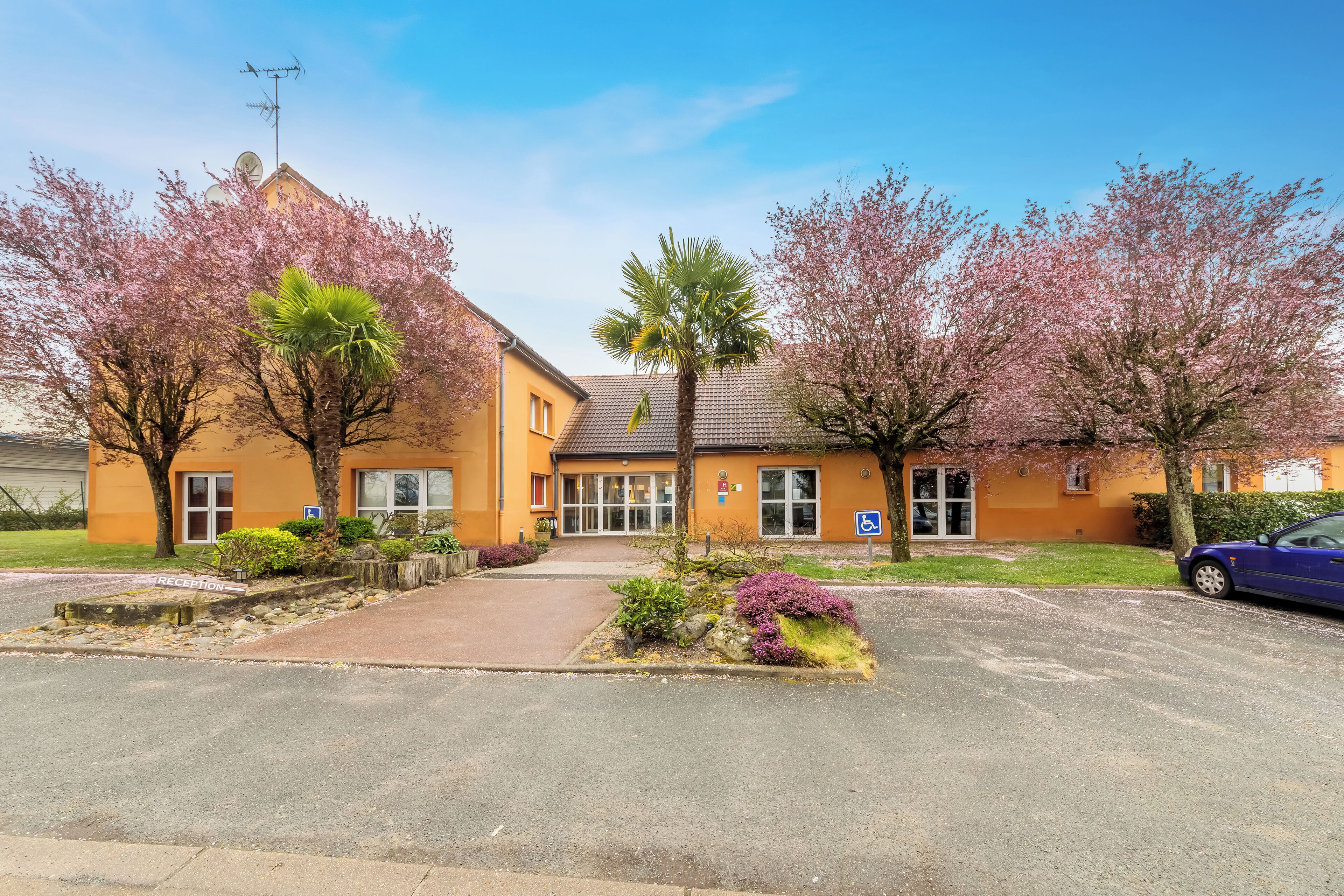 Façade de l’hébergement