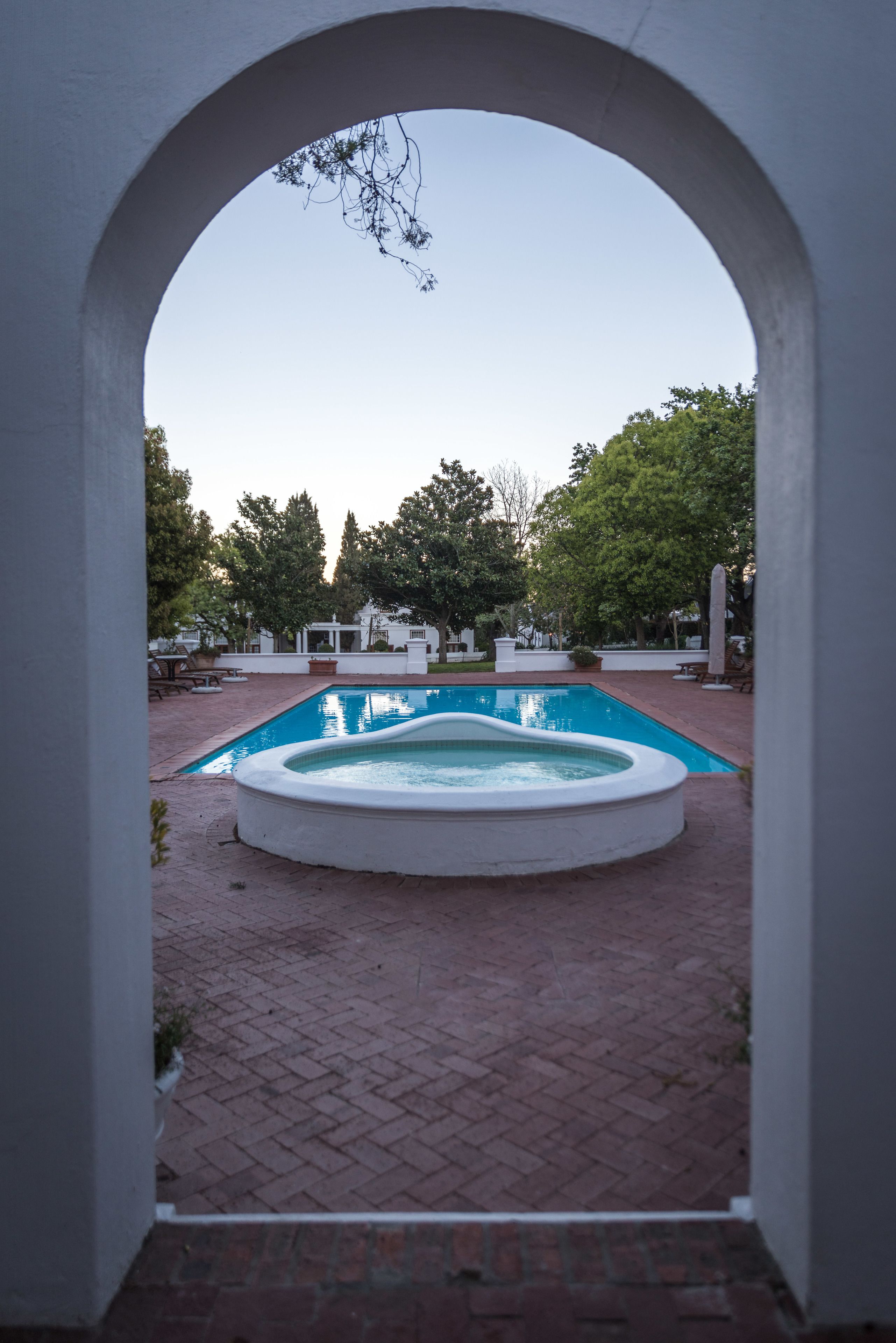 Indoor pool, outdoor pool