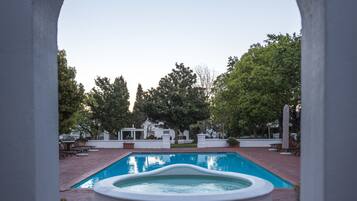 Indoor pool, outdoor pool