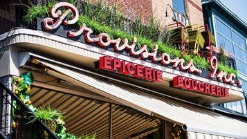 Udsigt fra overnatningsstedet