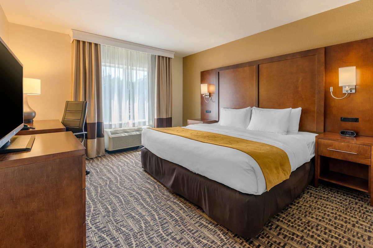 Executive Suite, 1 King Bed with Sofa bed, Non Smoking | 1 bedroom, premium bedding, pillowtop beds, desk