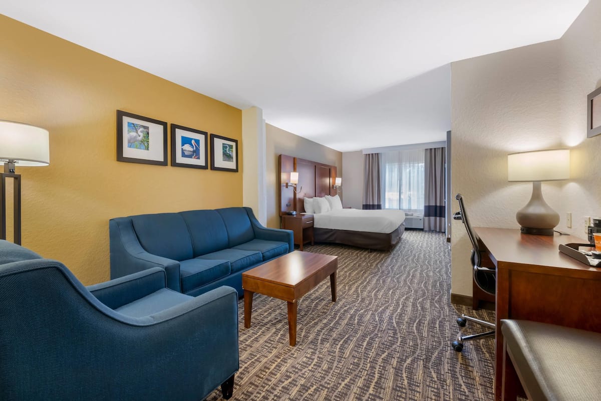 Suite, 1 King Bed with Sofa bed, Non Smoking | 1 bedroom, premium bedding, pillowtop beds, desk