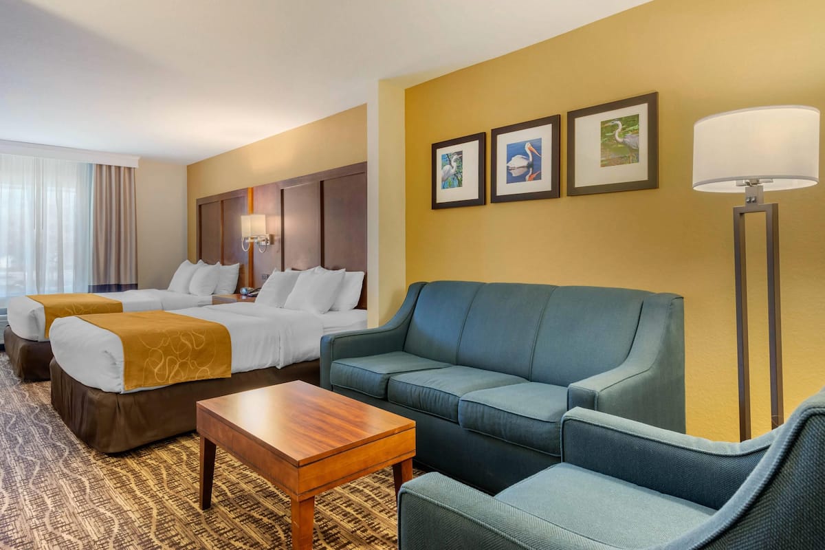Suite, Multiple Beds, Accessible, Non Smoking | 1 bedroom, premium bedding, pillowtop beds, desk