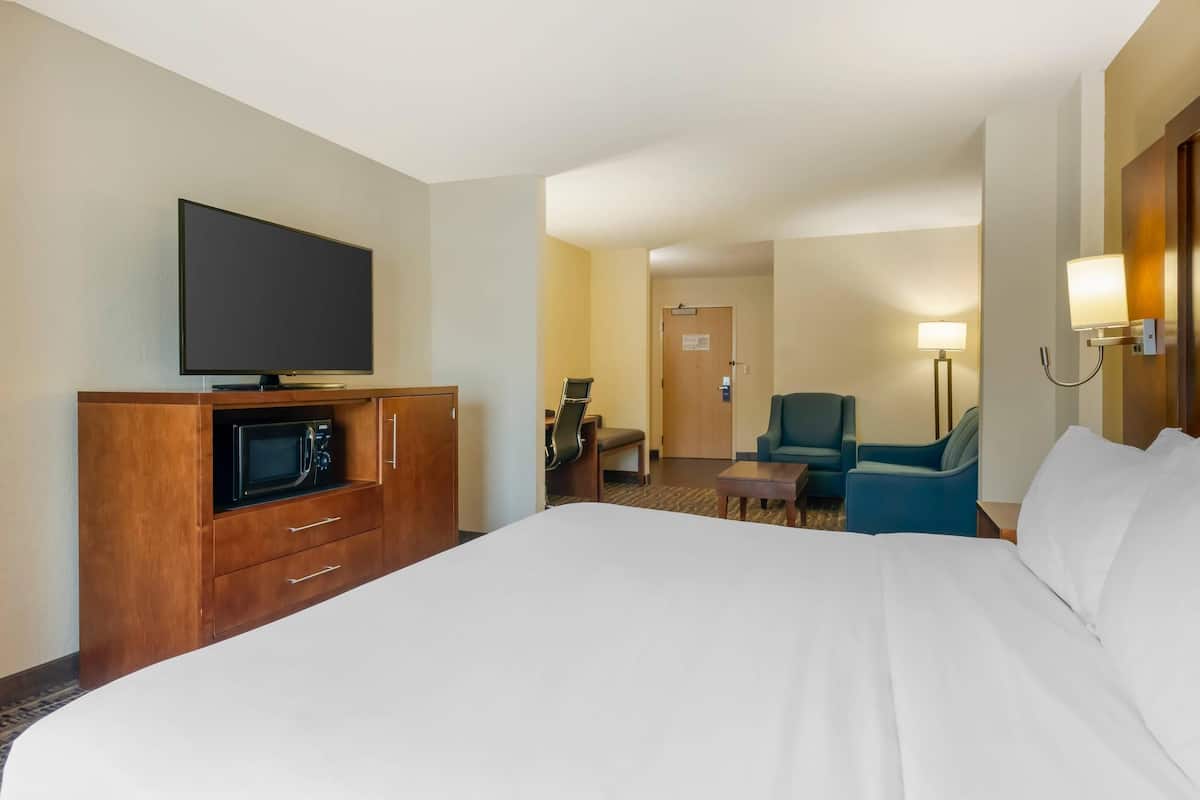 1 chambre, literie de qualité, lit avec matelas à plateau-coussin