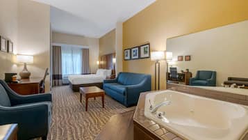 Suite, 1 King Bed with Sofa bed, Non Smoking, Hot Tub | 1 bedroom, premium bedding, pillowtop beds, desk