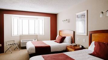 Standard Room, 2 Queen Beds, Non Smoking | 1 bedroom, desk, iron/ironing board, free WiFi