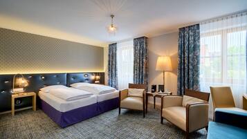 Minibar, in-room safe, blackout drapes, soundproofing